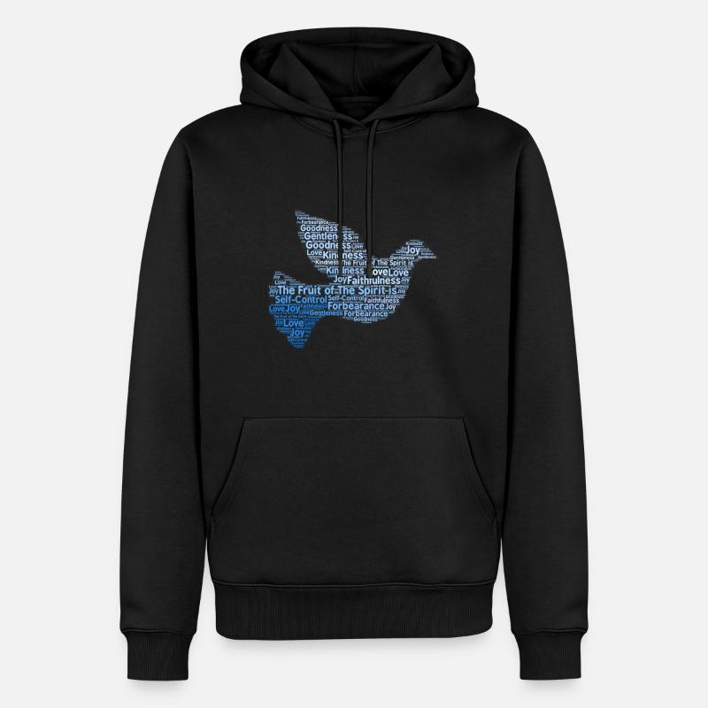 Le fruit de l’ - Sweat à capuche Premium bio Homme - noir