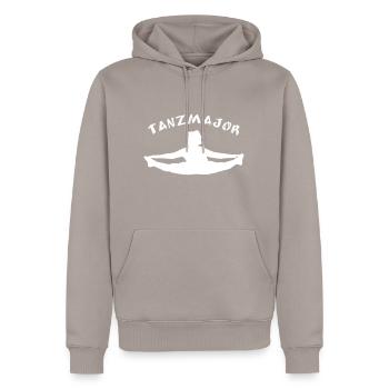 major dance - Men’s Premium Organic Hoodie - taupe - Front - Nico (187cm)