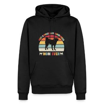 Meilleure maman Appenzeller Mountain Dog jamais amoureux des chiens - Sweat à capuche Premium bio Homme - noir - Devant - Nico (187cm)