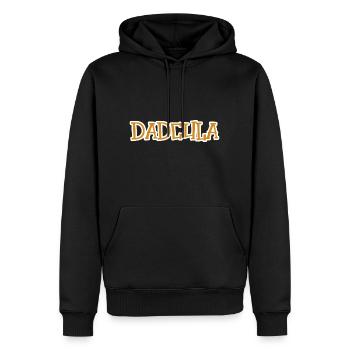 Dadcula Lustiges Halloween Kostüm mit Wortspiel - Männer Premium Bio Hoodie - Schwarz - Vorne - Nico (187cm)
