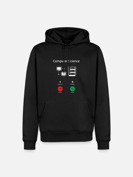 The PC calls - Men’s Premium Organic Hoodie - black
