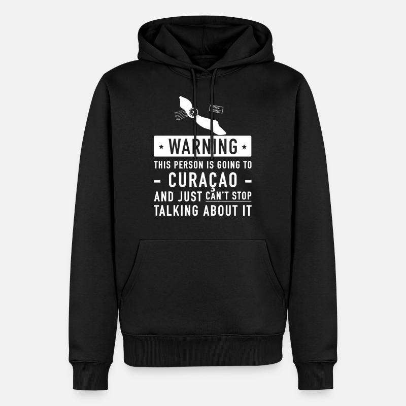 Original Curacao Urlaub Geschenk - Männer Premium Bio Hoodie - Schwarz
