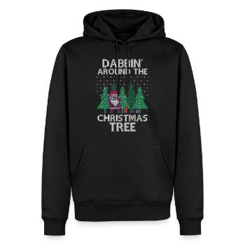 Dabbing Santa Dab Ugly Christmas Sweater - Men’s Premium Organic Hoodie - black - Front - Nico (187cm)