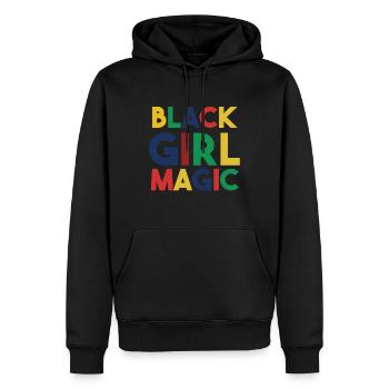 Black Magic - Cadeau - Chemise Fille - Sweat à capuche Premium bio Homme - noir - Devant - Nico (187cm)