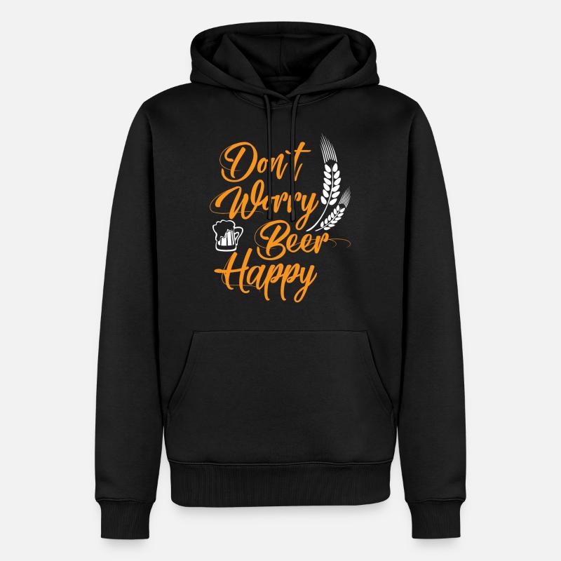 Ne t’inquiète pas. - Cadeau - Sweat à capuche Premium bio Homme - noir