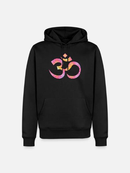 Om mandala - Men’s Premium Organic Hoodie - black