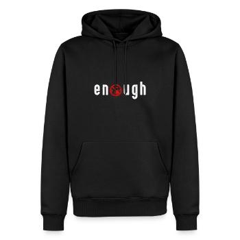 Enough Gun Violence Shirt - Männer Premium Bio Hoodie - Schwarz - Vorne - Nico (187cm)