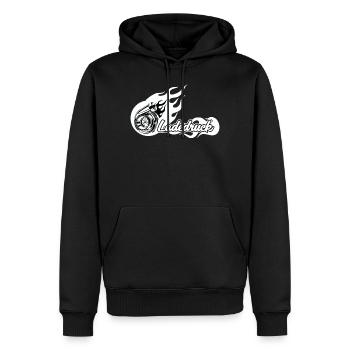 Pression de suralimentation turbo Tuner T-shirt turbocompresseur Gechenk - Sweat à capuche Premium bio Homme - noir - Devant - Nico (187cm)