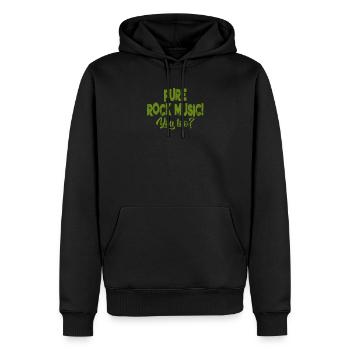 Pure rock music Geschenk Shirts - Männer Premium Bio Hoodie - Schwarz - Vorne - Nico (187cm)
