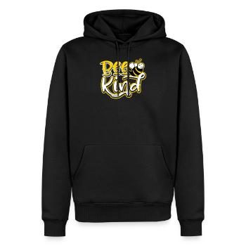 Anti Bullying Mobbing Awareness Gift - Men’s Premium Organic Hoodie - black - Front - Nico (187cm)