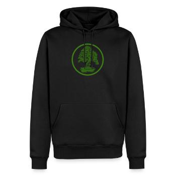 Bonsai Grün Zen Japan Japanische Kunst Baum - Männer Premium Bio Hoodie - Schwarz - Vorne - Nico (187cm)