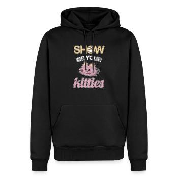 Zeigen Sie mir Ihre Kätzchen - Männer Premium Bio Hoodie - Schwarz - Vorne - Nico (187cm)