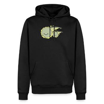 Komet Geschenk Kind Sohn Weltall Astronaut Stern - Männer Premium Bio Hoodie - Schwarz - Vorne - Nico (187cm)