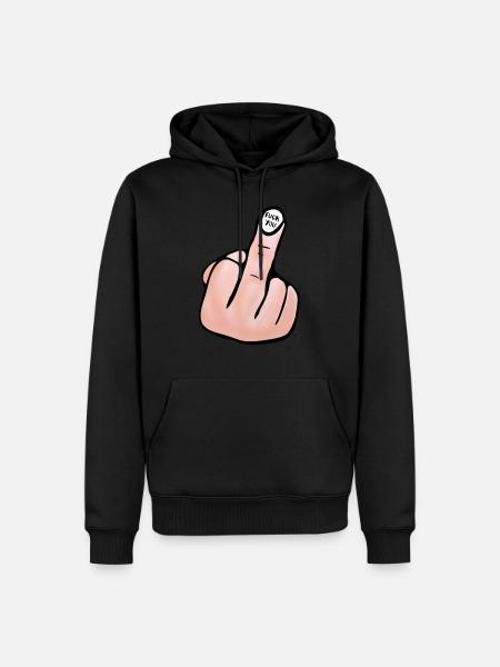Fuck You - Men’s Premium Organic Hoodie - black