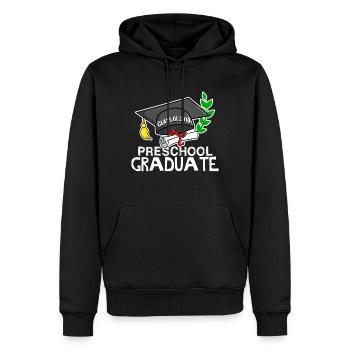 Diplômé préscolaire - classe de 2018 - Sweat à capuche Premium bio Homme - noir - Devant - Nico (187cm)