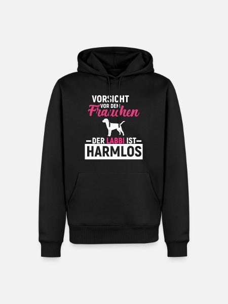 Labrador Retriever - Männer Premium Bio Hoodie - Schwarz