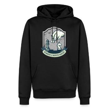 Toujours trois coups devant - Chess Sport Gift - Sweat à capuche Premium bio Homme - noir - Devant - Nico (187cm)
