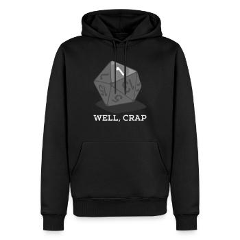 Tabletop-Rollenspiel RPG D20 Brettspiel LARP - Männer Premium Bio Hoodie - Schwarz - Vorne - Nico (187cm)