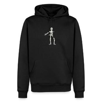 Floss Dance Déplacer le squelette - Sweat à capuche Premium bio Homme - noir - Devant - Nico (187cm)