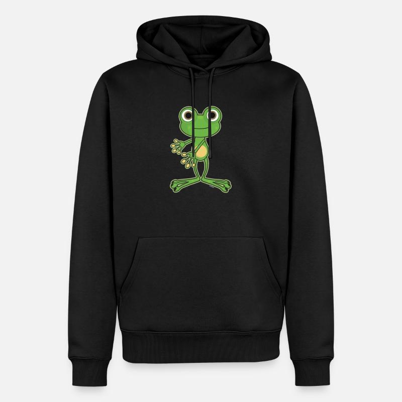 Floss Dance Move Frog - Sweat à capuche Premium bio Homme - noir