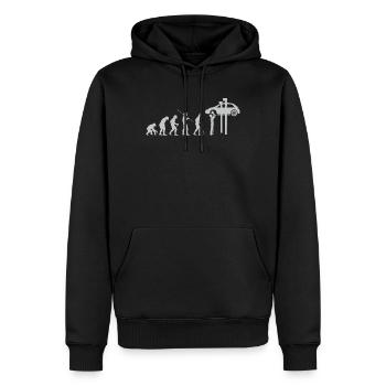 Mechatroniker Mechaniker Reparieren Auto Geschenk - Männer Premium Bio Hoodie - Schwarz - Vorne - Nico (187cm)