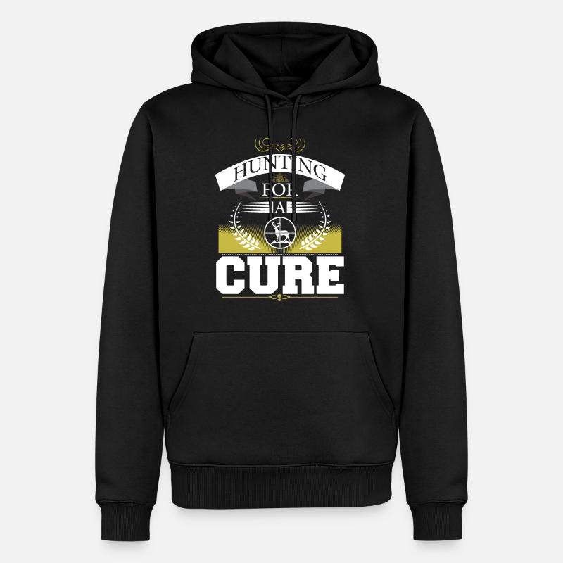 Chasse à la guérison - Sweat à capuche Premium bio Homme - noir