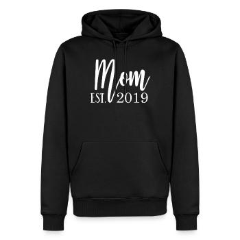 Mère 2019 Respect nachwuch force humour Maman - Sweat à capuche Premium bio Homme - noir - Devant - Nico (187cm)