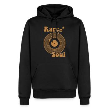 Soul Musique Musique Funk Soul Music Vinyl 70s Retro - Sweat à capuche Premium bio Homme - noir - Devant - Nico (187cm)