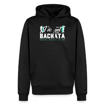 Bachata Tanz Tanzen Latin Dance Music Paartanz - Männer Premium Bio Hoodie - Schwarz - Vorne - Nico (187cm)