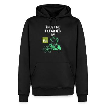 marie curie Wissenschaft Chemiker Chemie Geschenk - Männer Premium Bio Hoodie - Schwarz - Vorne - Nico (187cm)