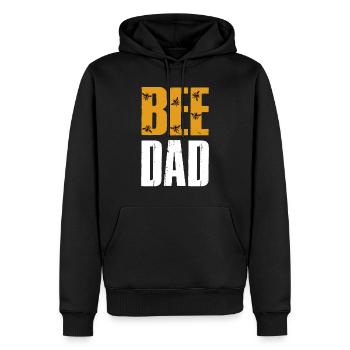 BEE DAD beekeeper beekeeper bee honey - Men’s Premium Organic Hoodie - black - Front - Nico (187cm)
