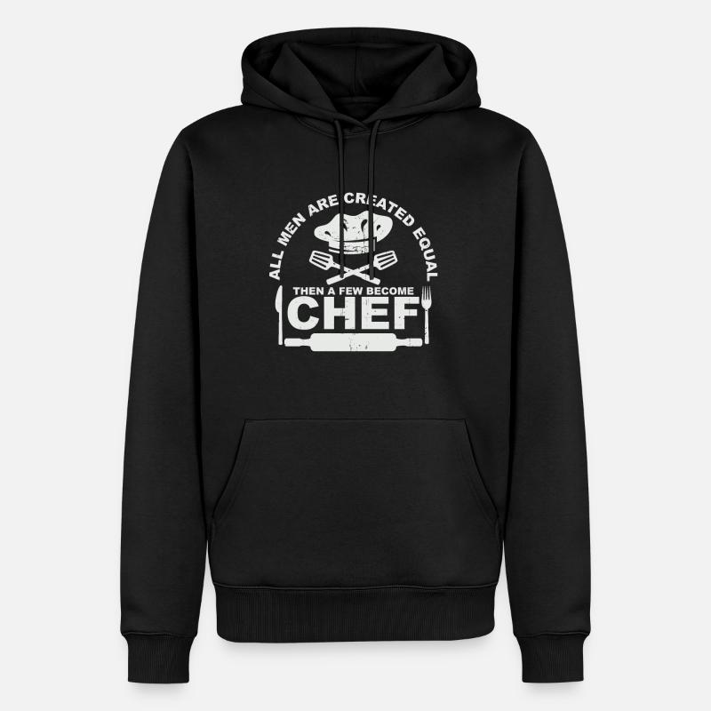 chef - Sweat à capuche Premium bio Homme - noir