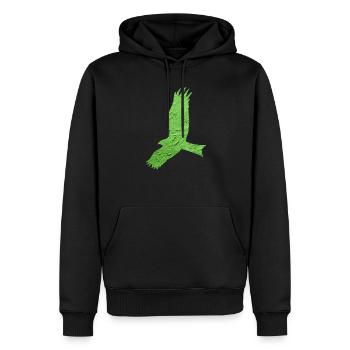 bird of prey - Men’s Premium Organic Hoodie - black - Front - Nico (187cm)