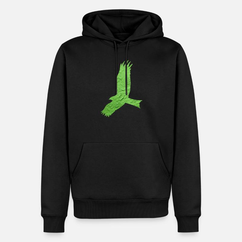 Greifvogel - Männer Premium Bio Hoodie - Schwarz
