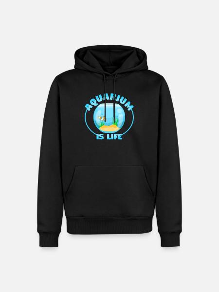 Aquarium - Men’s Premium Organic Hoodie - black