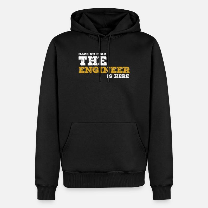 Ingenieur Engineer Techniker Geschenk Idee - Männer Premium Bio Hoodie - Schwarz