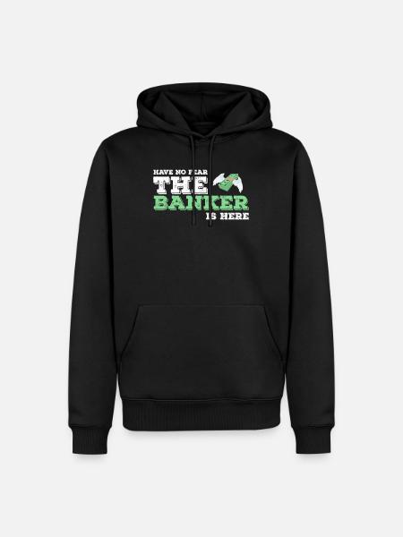 Banker Banker Banker Bank Gift idea - Men’s Premium Organic Hoodie - black