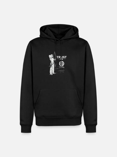 Bogenschießen - Männer Premium Bio Hoodie - Schwarz