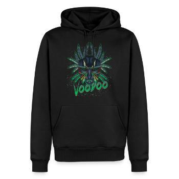 Cool Modern Voodoo Vodun - Männer Premium Bio Hoodie - Schwarz - Vorne - Nico (187cm)