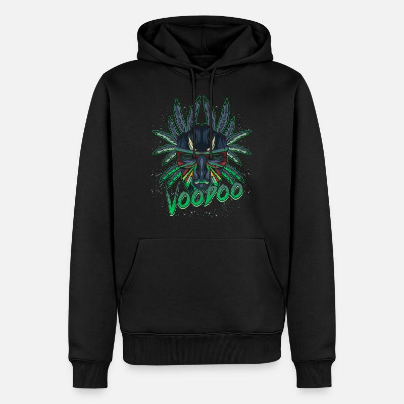 Cool vaudou moderne vaudou - Sweat à capuche Premium bio Homme - noir