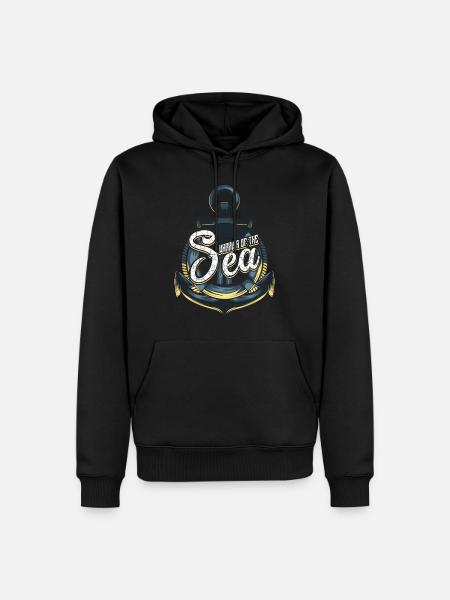 Krieger der See - Männer Premium Bio Hoodie - Schwarz