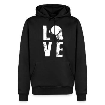 Fight Boxer shirt Geschenk Boxing Boxhandschuhe - Männer Premium Bio Hoodie - Schwarz - Vorne - Nico (187cm)