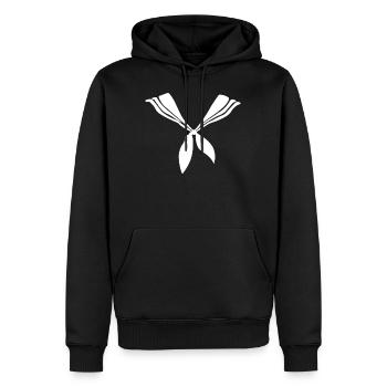 Matrosen Band Geschenk Matrose Shirt - Männer Premium Bio Hoodie - Schwarz - Vorne - Nico (187cm)