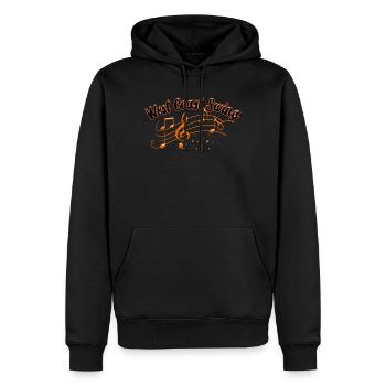 West Coast Swing Dance Tanz T-Shirt - Männer Premium Bio Hoodie - Schwarz - Vorne - Nico (187cm)