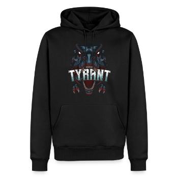 Tyrannosaure Rex - Sweat à capuche Premium bio Homme - noir - Devant - Nico (187cm)