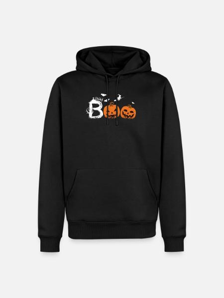 Boo Halloween - Men’s Premium Organic Hoodie - black