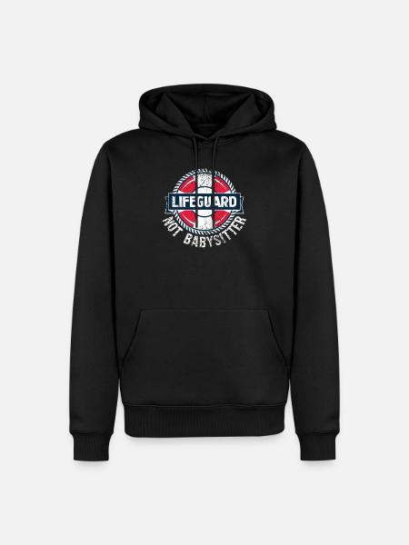 Sauveteur sauveteur Cadeau Sauveteur - Sweat à capuche Premium bio Homme - noir