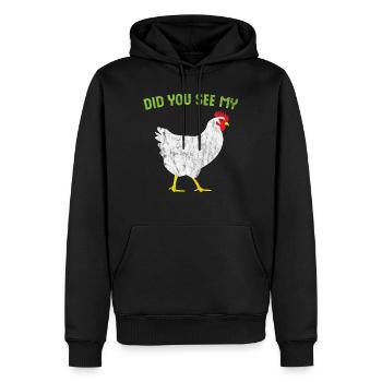 Animal Puns - Hast du meinen Schwanz gesehen? - Männer Premium Bio Hoodie - Schwarz - Vorne - Nico (187cm)