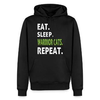 Design for crazy XXXX funny gift - Men’s Premium Organic Hoodie - black - Front - Nico (187cm)