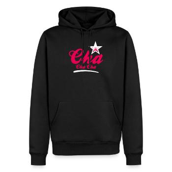 Cha Cha Cha Dance - Latino Tanz Geschenk T-Shirt - Männer Premium Bio Hoodie - Schwarz - Vorne - Nico (187cm)